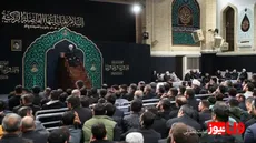 برپایی مراسم عزاداری شب شهادت حضرت زهرا (س) در حسینیه امام خمینی (ره)