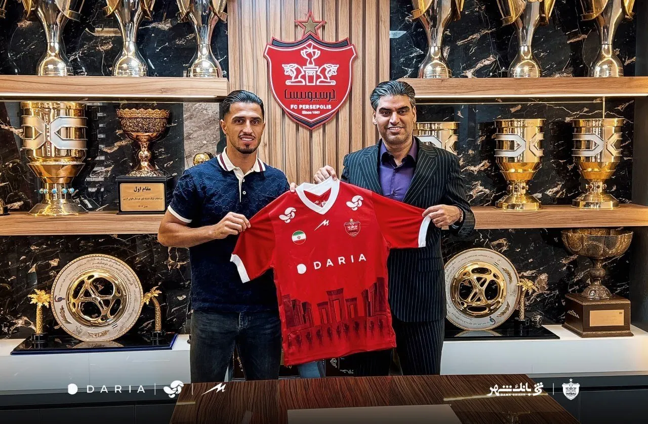 عکس | آقای گل با پرسپولیس یک ساله بست