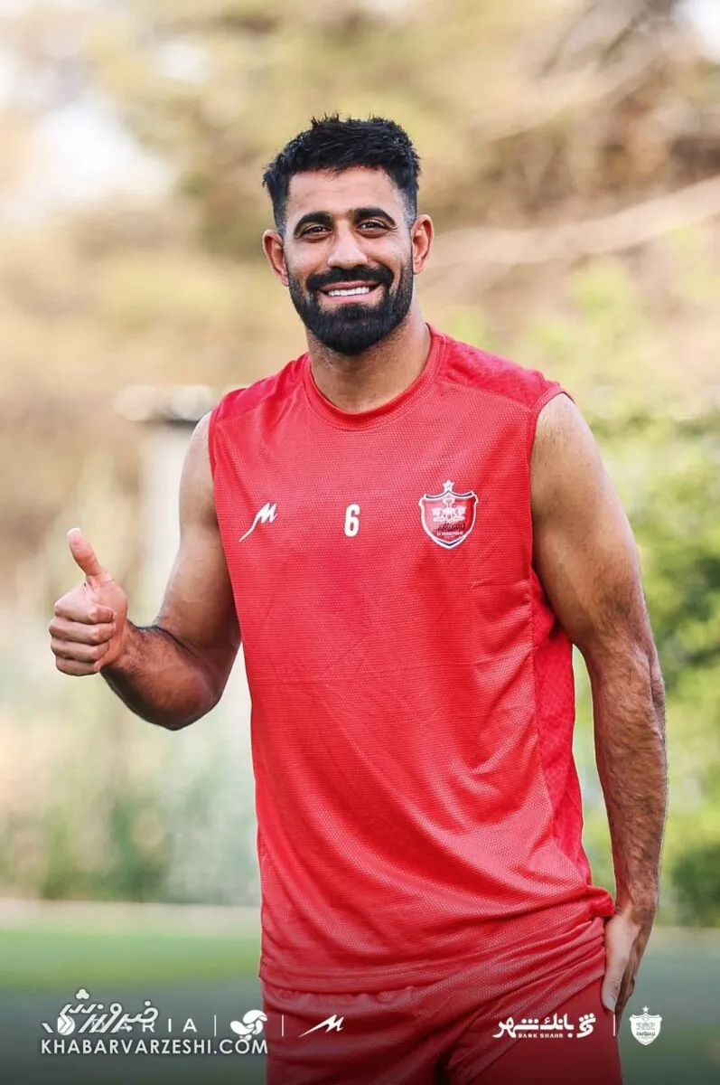 کریم باقری با ستارههای تیم ملی به پرسپولیس برگشت +تصاویر